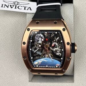 Invicta S1 Rally Interstellar 49011 Automatic Skeleton Dial Men's Watch 41mm NIB